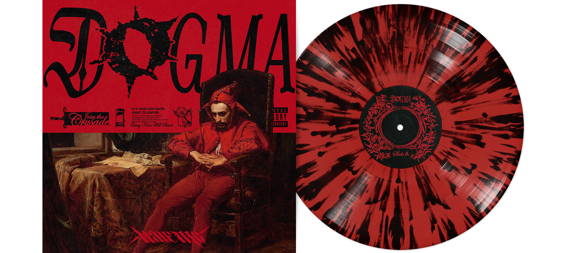 HALF ME - Dogma 12" LP - SPLATTER VERSION 2