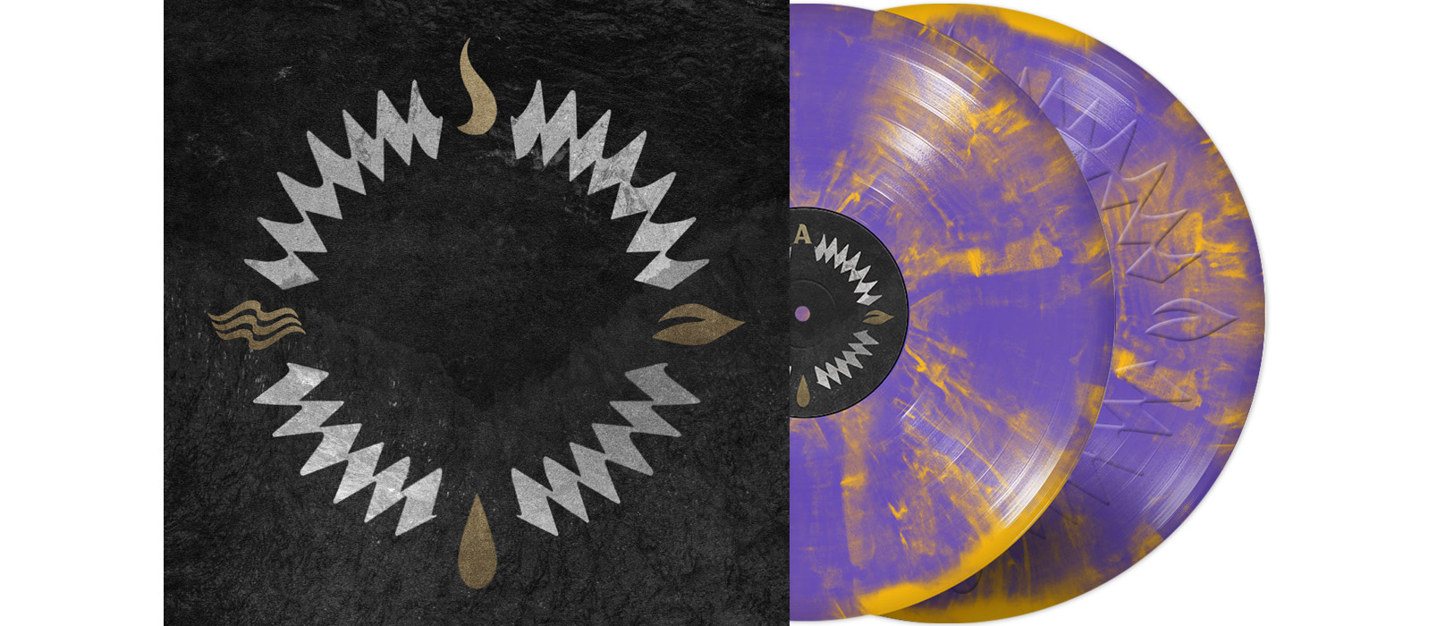 OUR HOLLOW, OUR HOME - Burn In The Flood Deluxe DO-12" LP - MARBLED OUR HOLLOW, OUR HOME - Burn In The Flood Deluxe DO-12" LP - MARBLED