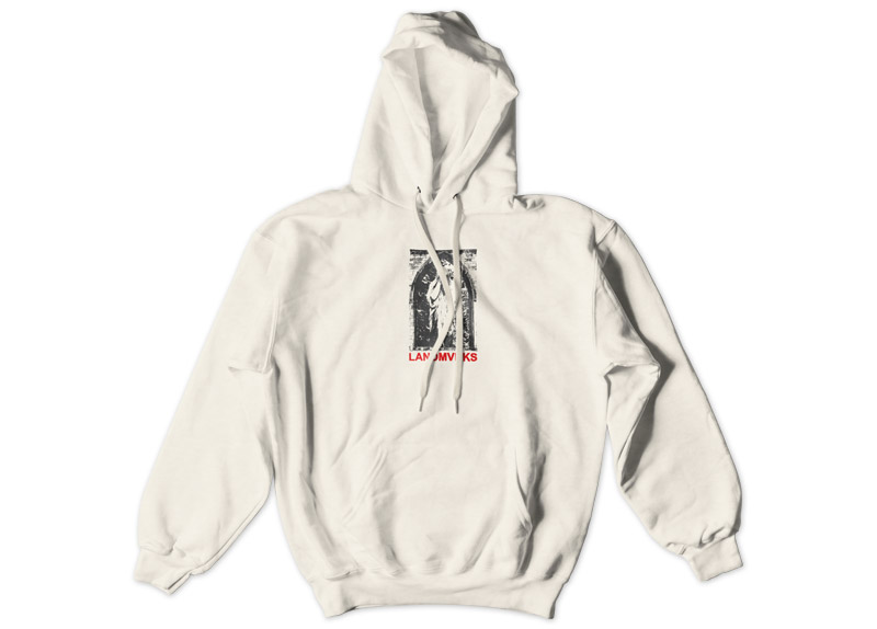 LANDMVRKS - The Darkest Place I’ve Ever Been Hoodie - BEIGE LANDMVRKS - The Darkest Place I’ve Ever Been Hoodie - BEIGE