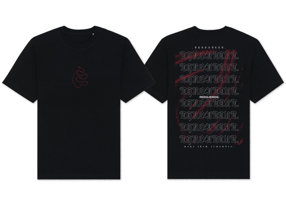 Merch_Shirt_1200x860_Throatcut-Resilience THROATCUT. - RESILIENCE. T-Shirt