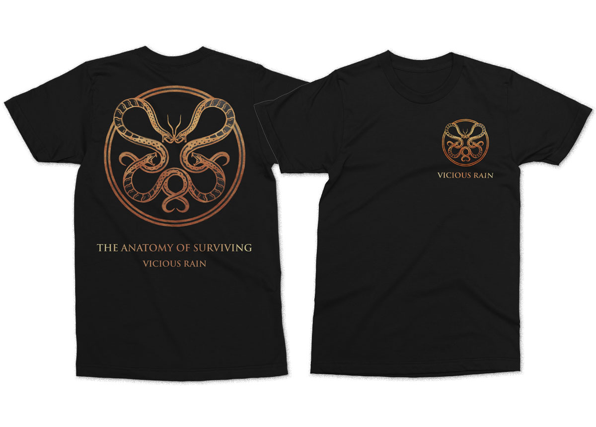VICIOUS RAIN - The Anatomy of Surviving T-Shirt