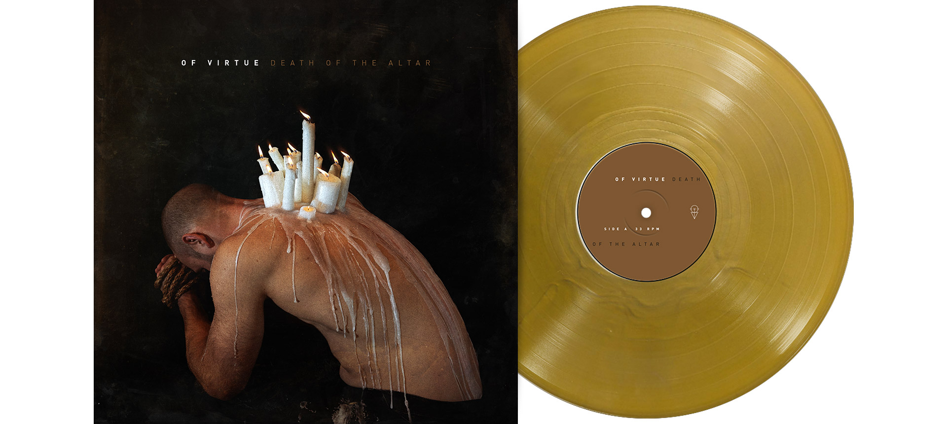 OF VIRTUE - Death Of The Altar 12" LP - GOLD