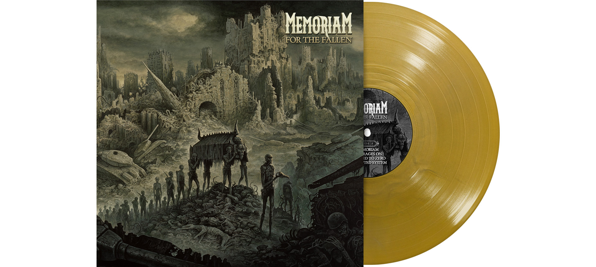 MEMORIAM - For The Fallen 12" LP - GOLD