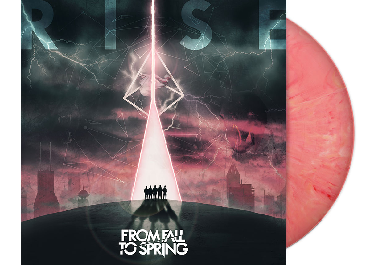 FROM FALL TO SPRING - Rise 12" LP - ORANGE RED MARBLED FROM FALL TO SPRING - Rise 12" LP - ORANGE RED MARBLED