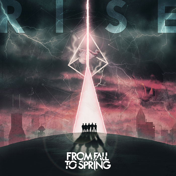 FROM FALL TO SPRING - Rise 12" LP - ORANGE RED MARBLED FROM FALL TO SPRING - Rise 12" LP - ORANGE RED MARBLED