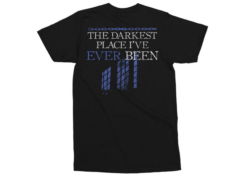 LANDMVRKS - The Darkest Place I’ve Ever Been T-Shirt - BLACK LANDMVRKS - The Darkest Place I’ve Ever Been T-Shirt - BLACK