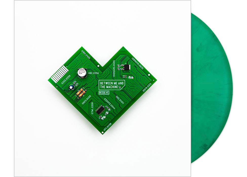RESOLVE - Between Me And The Machine 12" LP - GREE...