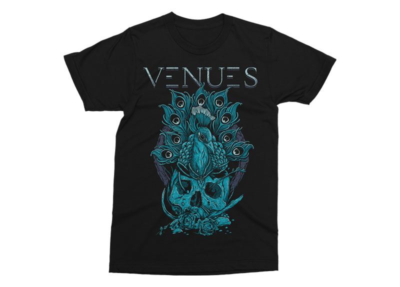 merch_shirt_venues_pfau VENUES - Pfau T-Shirt