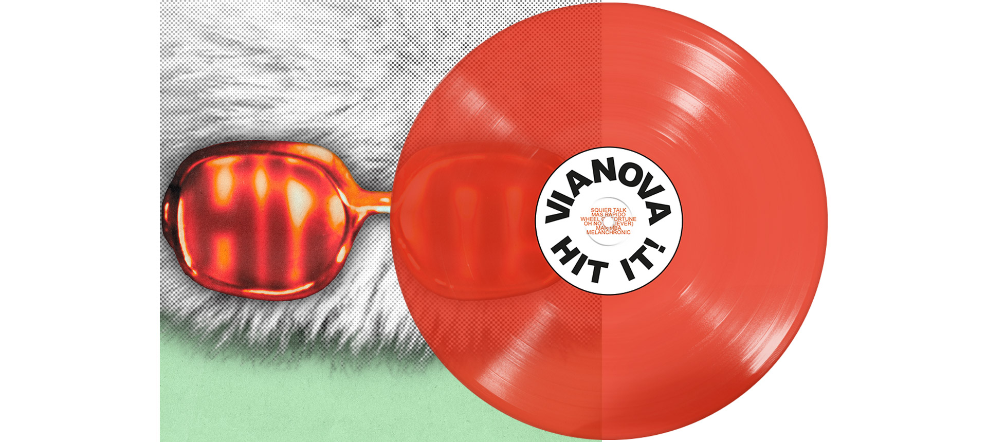 VIANOVA - Hit it! 12" LP - NEON ORANGE VIANOVA - Hit it! 12" LP - NEON ORANGE