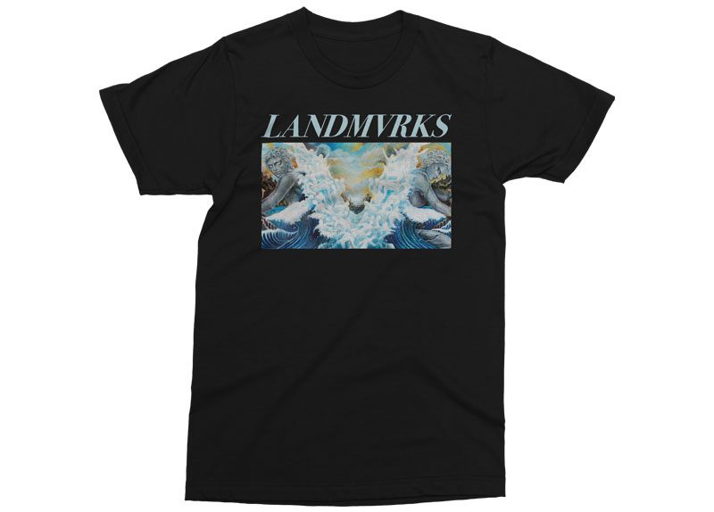 merch_shirt_landmvrks_thedarkestplace_artwork LANDMVRKS - Album Cover Artwork T-Shirt