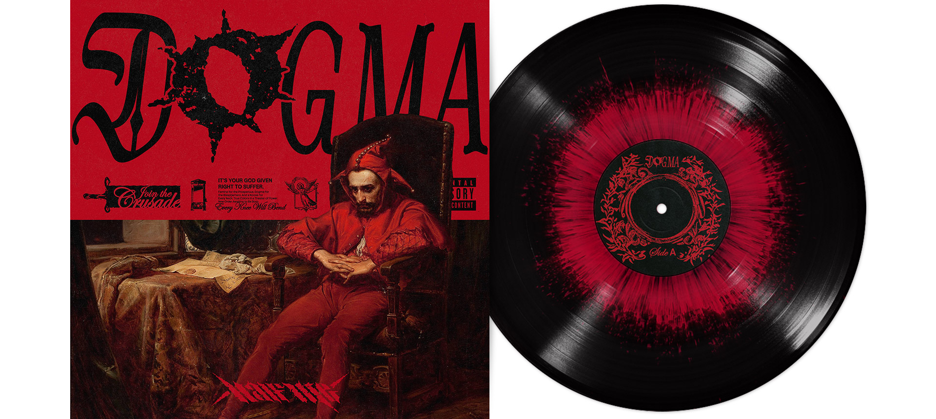 HALF ME - Dogma 12" LP - SPLATTER VERSION 1