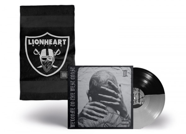 LIONHEART - Welcome To The West Coast III 12" LP - SPLIT SILVER + BAR TOWEL