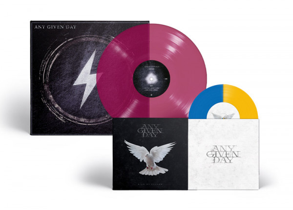 ANY GIVEN DAY - Overpower 12" LP - MAGENTA + 7" BUNDLE