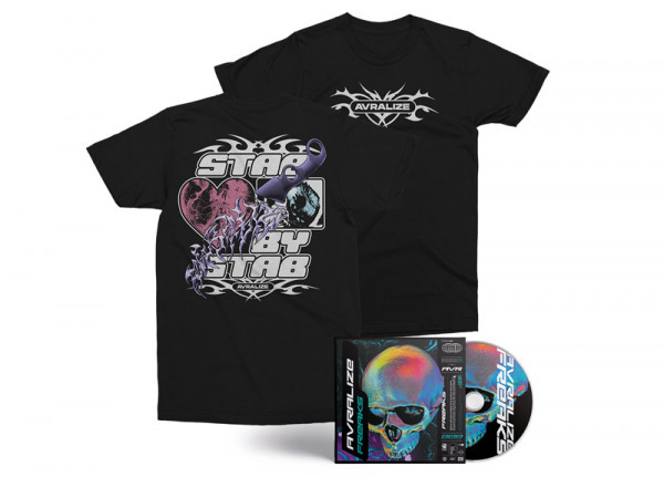 AVRALIZE - Freaks CD + T-Shirt Bundle